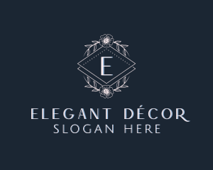 Floral Leaf Decoration logo design