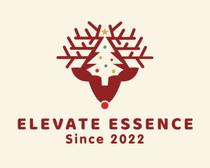 Christmas Reindeer Tree logo