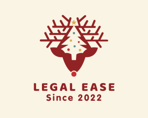 Christmas Reindeer Tree logo