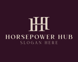 Legal Consultant Letter H logo design