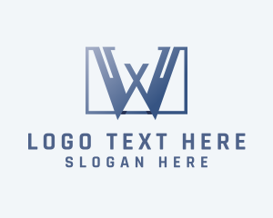 Startup Company Letter W logo