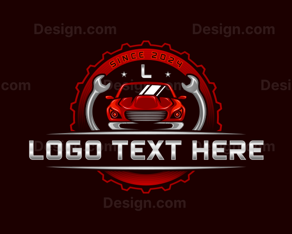 Auto Repair Car Restoration Logo