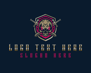 Skull Shield Gaming Logo