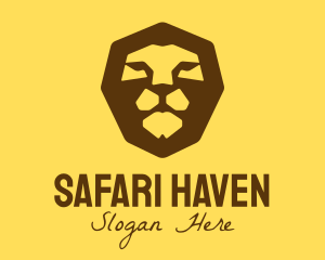 Safari Lion Head logo design