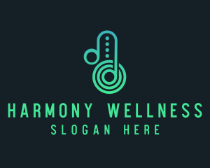 Dj Musical Note  logo