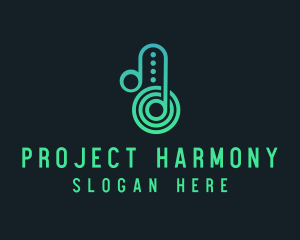 Dj Musical Note  logo