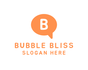 Chat Bubble App logo design