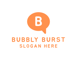 Chat Bubble App logo design