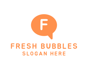 Chat Bubble App logo design