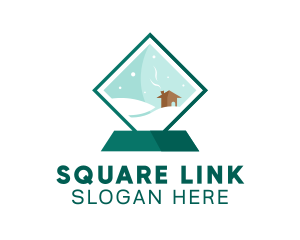 Square Snow Decoration logo