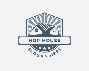 House Roof Residence logo design