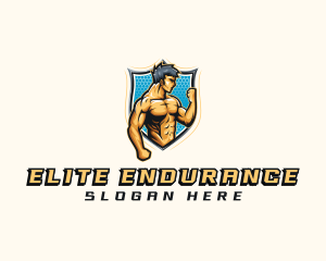 Shield Strongman Fitness logo design