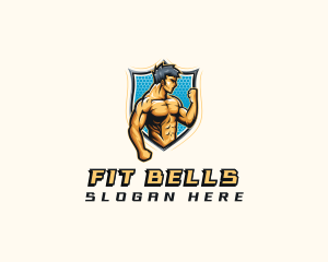 Shield Strongman Fitness logo design