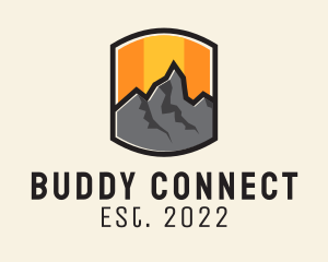 Sunset Mountain Camping  logo design