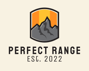 Sunset Mountain Camping  logo design