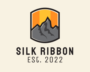 Sunset Mountain Camping  logo design