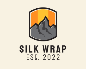 Sunset Mountain Camping  logo design