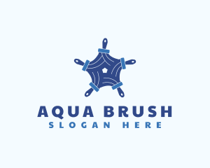 Star Paint Brush logo design