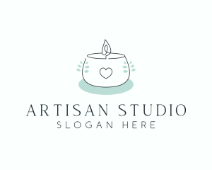 Scented Candle Spa logo design