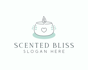 Scented Candle Spa logo design