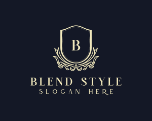 Shield Floral Styling logo design