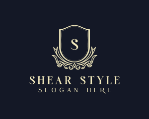 Shield Floral Styling logo design