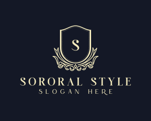 Shield Floral Styling logo design