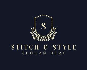 Shield Floral Styling logo design