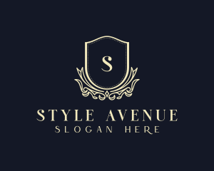 Shield Floral Styling logo design