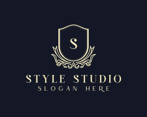 Shield Floral Styling logo design