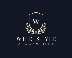 Shield Floral Styling logo design