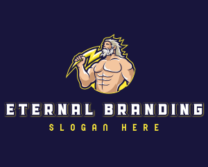 Zeus Lightning God logo