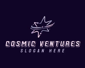 Astral Space Star logo design