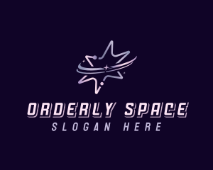 Astral Space Star logo design