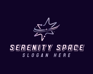 Astral Space Star logo design