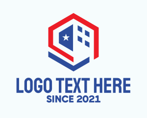 Hexagon American Patriot  logo