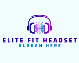 Audio Sound Headset logo design