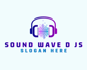 Audio Sound Headset logo design