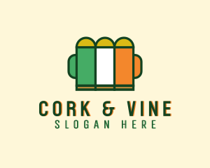 Ireland Pub Bar  logo design