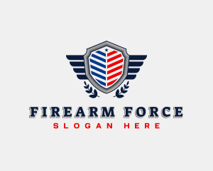 Shield USA Patriot logo design