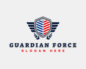 Shield USA Patriot logo design