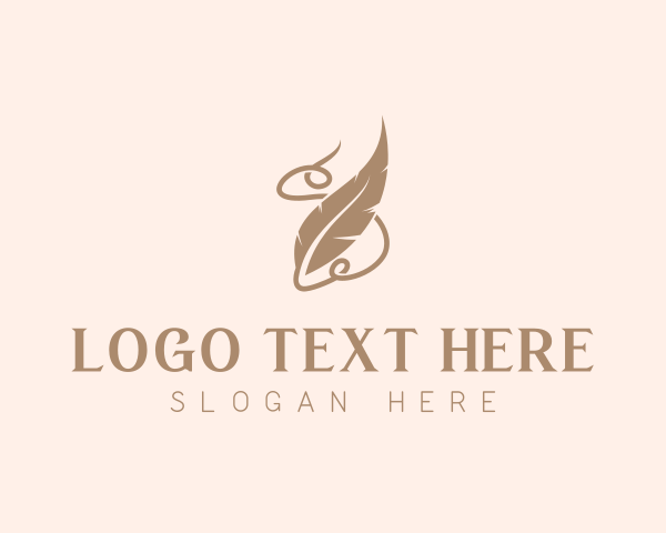 Writing logo example 1