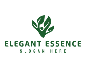 Green Tree Leaf Logo