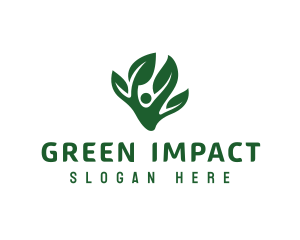Green Tree Leaf logo