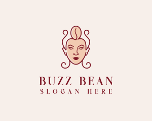 Coffee Bean Maiden  logo design