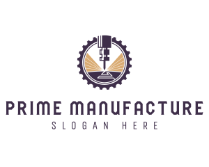 Laser Gear Manufacturing logo design