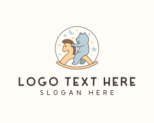 Teddy Bear Kiddie Horse  logo