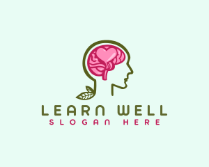 Heart Brain Wellness logo design