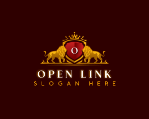 Royal Lion Crown logo design