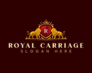 Royal Lion Crown logo design